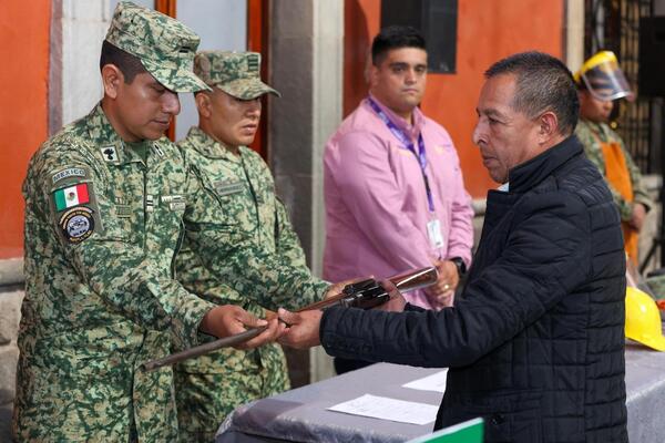Arranca en Tlaxcala campaña de canje de armas 2025