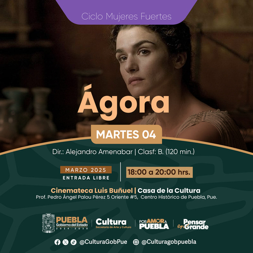 Como parte de las actividades conmemorativas al Día de la Mujer, se podrán disfrutar en la Cineteca Luis Buñuel, películas sobre “Mujeres Fuertes”