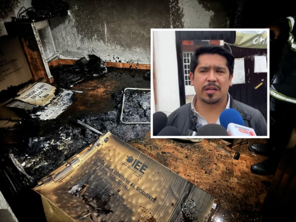 Edwin Téllez renuncia a presidencia del Consejo Municipal Electoral de Chignahuapan tras incendio