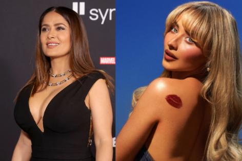 Salma Hayek se hizo tendencia después de que fuera “arrestada” en el show de Sabrina, la cantante arresta a alguien por "ser demasiado sexy".