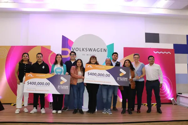 Volkswagen apoyará 2 proyectos; cada uno recibirá un apoyo monetario de 400 mil pesos para su implementación.