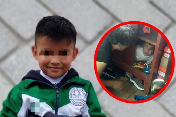 ¡Por una travesura! Bloquean autopista México-Puebla por falsa desaparición de niño; estaba escondido en un mueble
