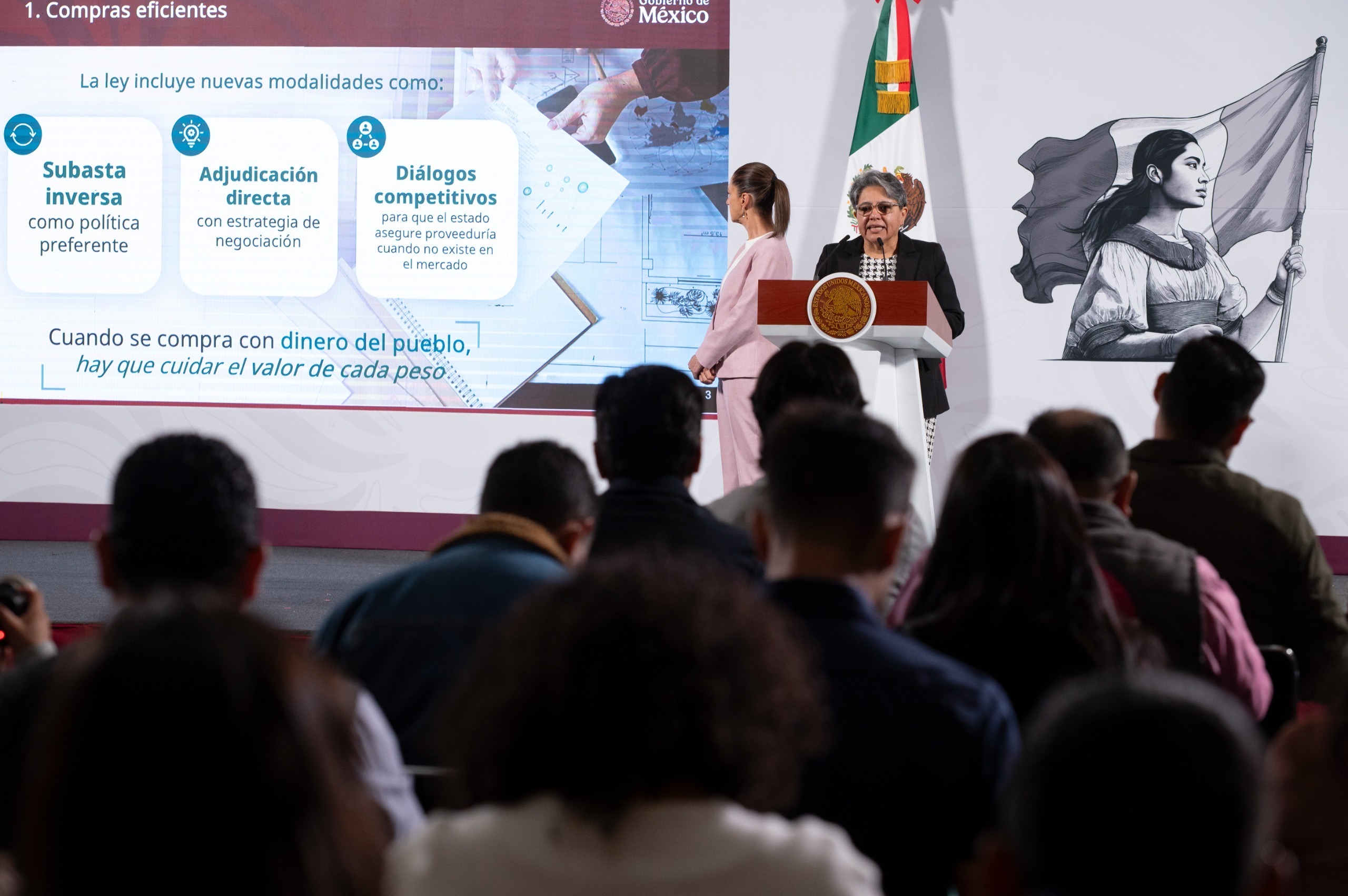 Como parte del Plan México, Sheinbaum, resaltó que las reformas a la Ley de Adquisiciones y Obras Públicas son para agilizar procesos