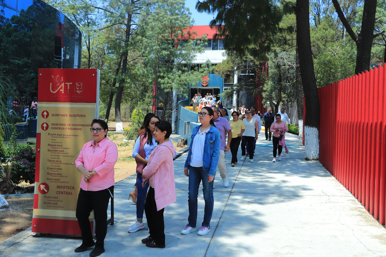 Este ejercicio de simulacro de sismo permite advertir que en la UATx están capacitados para actuar ante un desastre natural