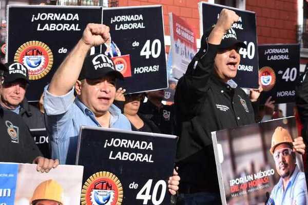 Día del Trabajo | Frente Nacional por las 40 horas marchará en Puebla el 1 de mayo