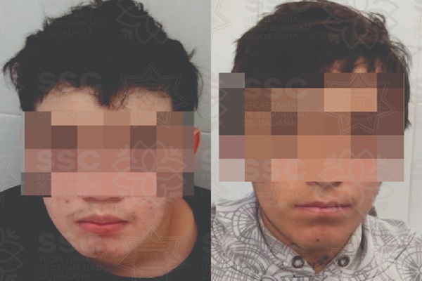 Asegura SSC Tlaxcala a dos sujetos por robo a transporte público