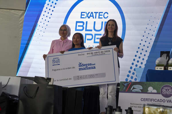 En el torneo de Golf EXATEC el Tec Campus Puebla reunió más de medio millón de pesos, destinado a becas del programa Líderes del Mañana