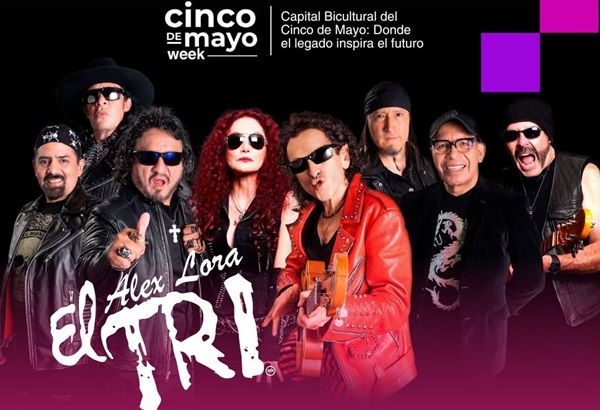 Con concierto histórico de Alex Lora y el TRI se inaugurará la segunda edición del “Cinco de Mayo Week” en Puebla
