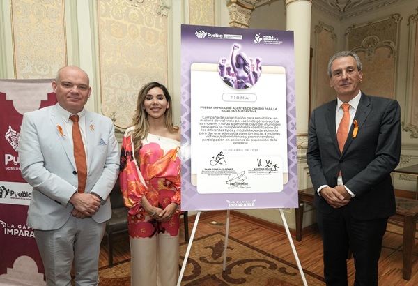 Firman Pepe Chedraui y UNODC México acuerdo para prevenir la violencia de género