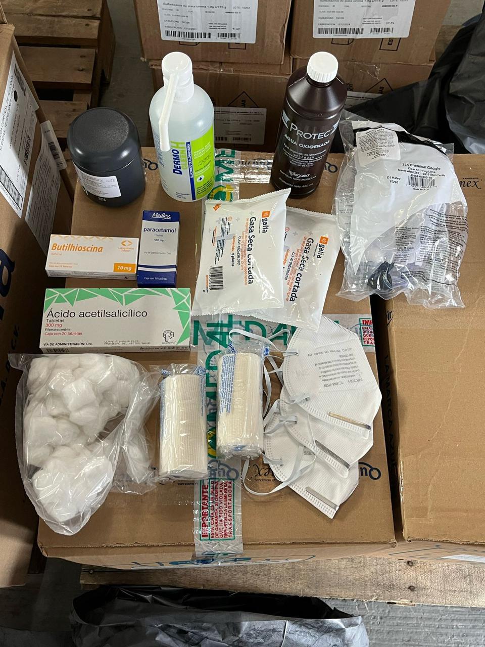 El titular de la SESA entregó medicamentos y material de curación y explicó que 30 personas han sido atendidas por los servicios de salud