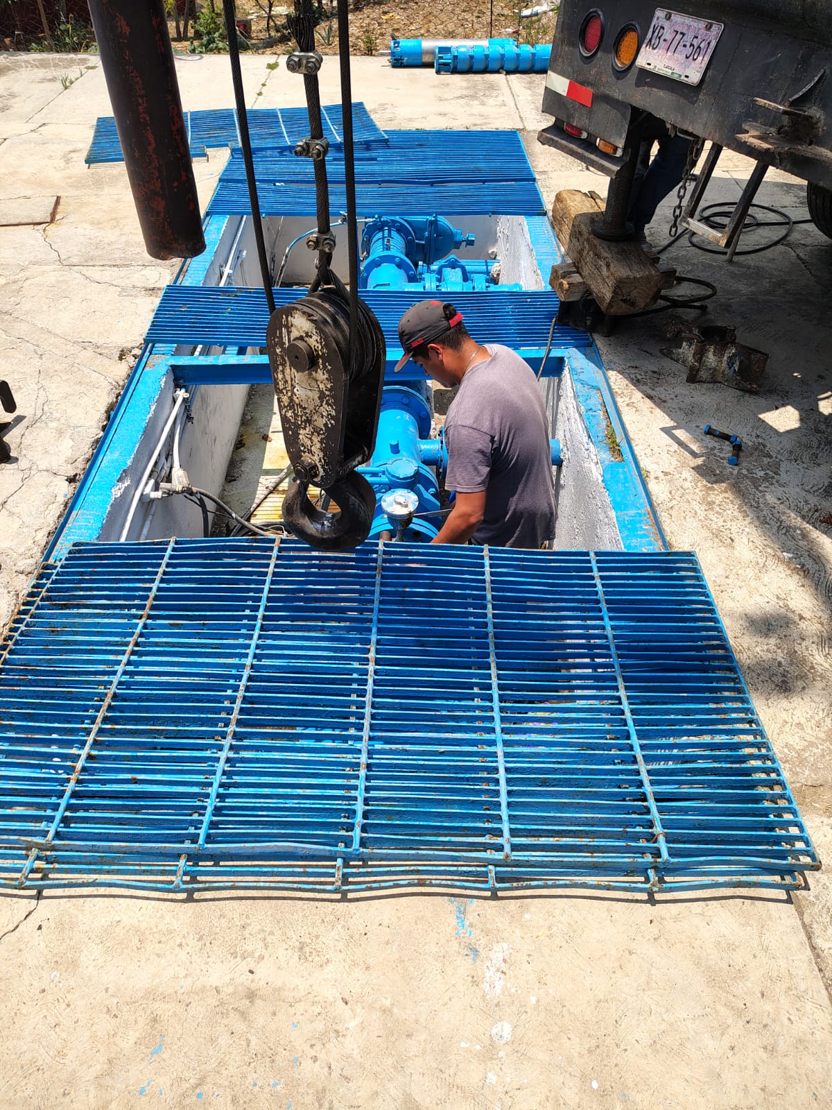 Se estima que el servicio de agua potable en San Gabriel Cuauhtla quede regularizado el día viernes 25 de abril