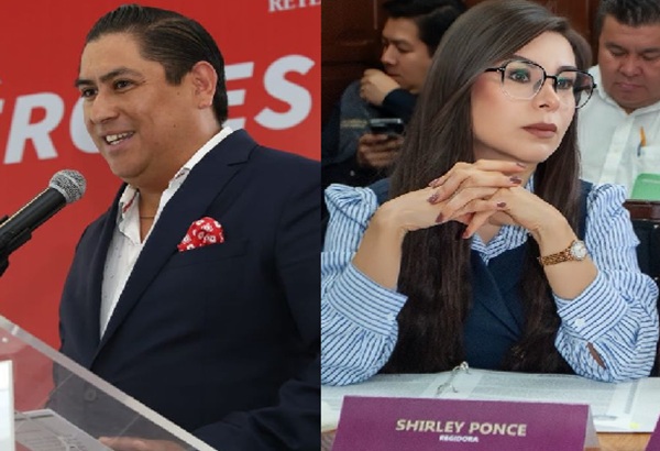 Jorge Amador Alarcón y Shirley Ponce Luna rindieron protesta como dirigente y secretaria del Comité Directivo Municipal (CDM) del PRI
