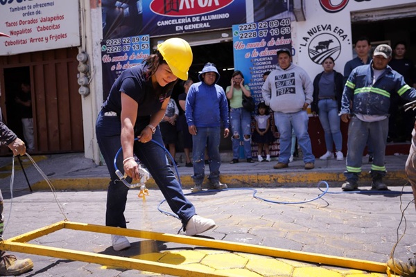 Mejora Lupita Cuautle la imagen urbana de espacios públicos
