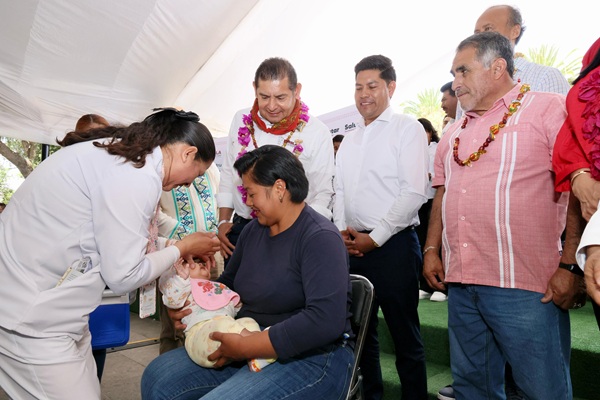 Puebla inicia Semana Nacional de Vacunación 2025; se aplicarán más de 55 mil dosis