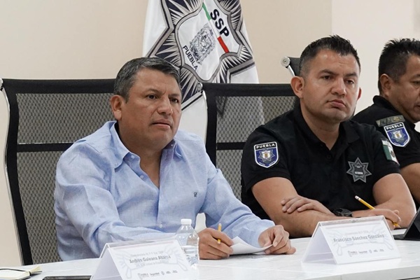 Realiza SSP Puebla mesa de trabajo para reforzar operativos regionales