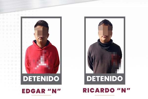 SSC Puebla captura a dos asaltantes de farmacias con violencia en la colonia Jesús García