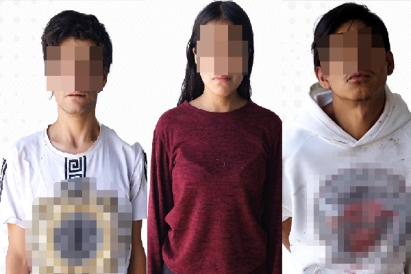 SSC Puebla detiene a tres personas por robo a casa habitación en las colonias San Pedro y Nueva Aurora