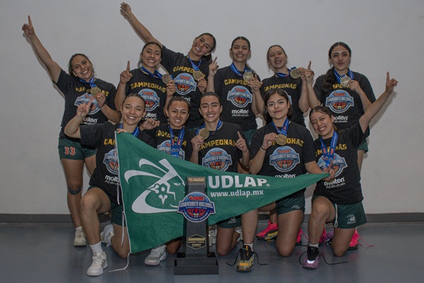 UDLAP | Las Aztecas de baloncesto femenil se coronan Campeonas Nacionales de la Liga ABE