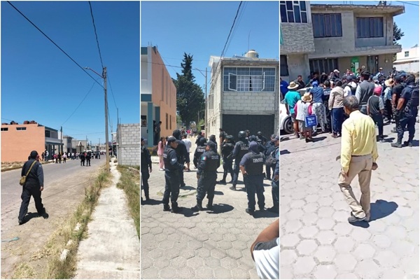 Vecinos intentan linchar a un hombre y una mujer acusados de robo en Tlaltelulco, Tlaxcala
