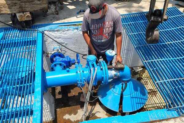 Se estima que el servicio de agua potable en San Gabriel Cuauhtla quede regularizado el día viernes 25 de abril