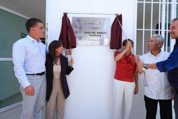 Gobierno de Tlaxcala inaugura Casa del Abuelo en San Diego Metepec; costó 2.7 mdp