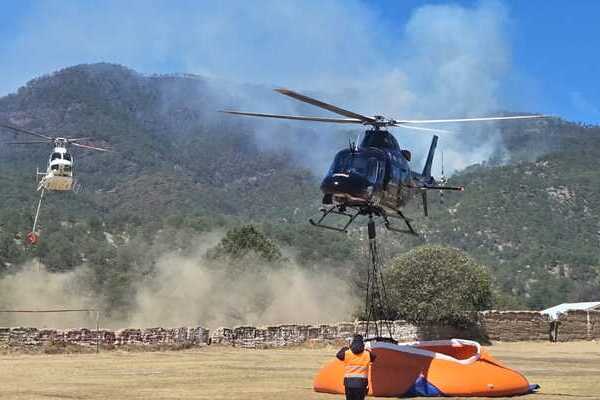 Se restableció la liquidación de los otros incendios en: Xalitzintla, San Nicolás, Cerro Gordo en Tlachichuca y Cerro Prieto en Tepexco
