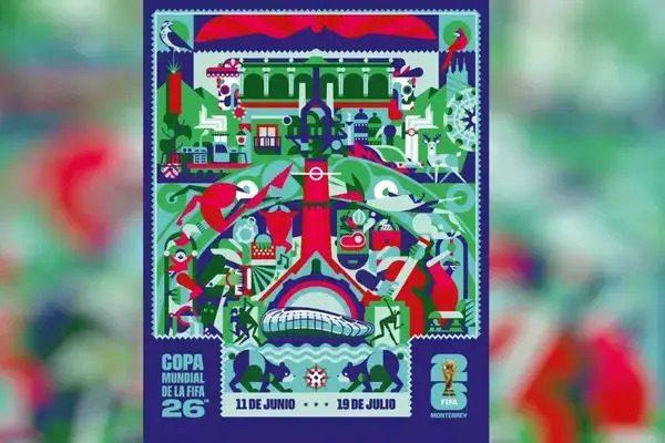 El póster oficial de Monterrey para el Mundial FIFA 2026 se dio a conocer en el portal oficial de esta federación