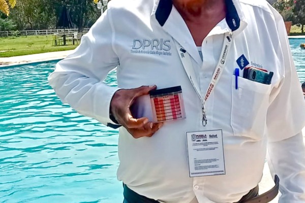 DPRIS refuerza verificación sanitaria en balnearios por vacaciones en Puebla
