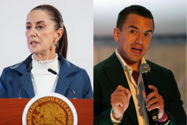 Sheinbaum señaló que el mandatario de Ecuador fue el responsable de la invasión a la Embajada de México, y por ello no reanudará relaciones