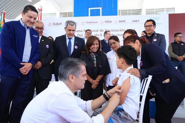 Tlaxcala ha mantenido coberturas superiores al 95% de vacunación en esquemas básicos en la población infantil, superando la media nacional