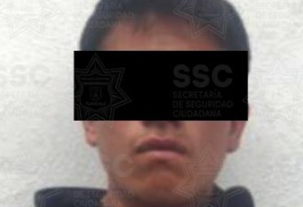 Asegura SSC Tlaxcala a sujeto por posesión ilegal de enervantes