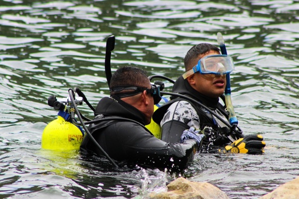 Comisión de Búsqueda realiza búsqueda de restos humanos en Laguna de Aljojuca