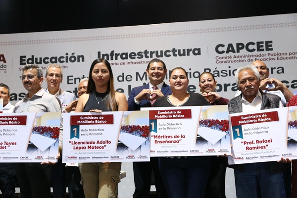 Con aplicación eficiente de recursos, en Puebla se fortalece infraestructura educativa Armenta