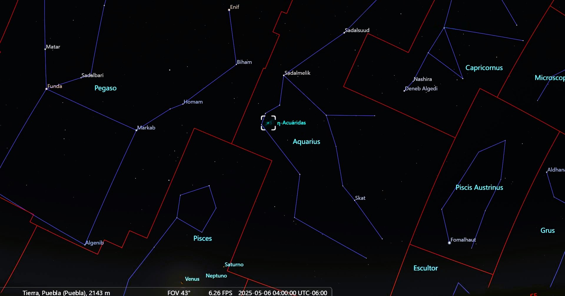 El video con los eventos astronómicos del mes de mayo de 2025 se podrá consultar en la página YouTube del Planetario de Cozumel