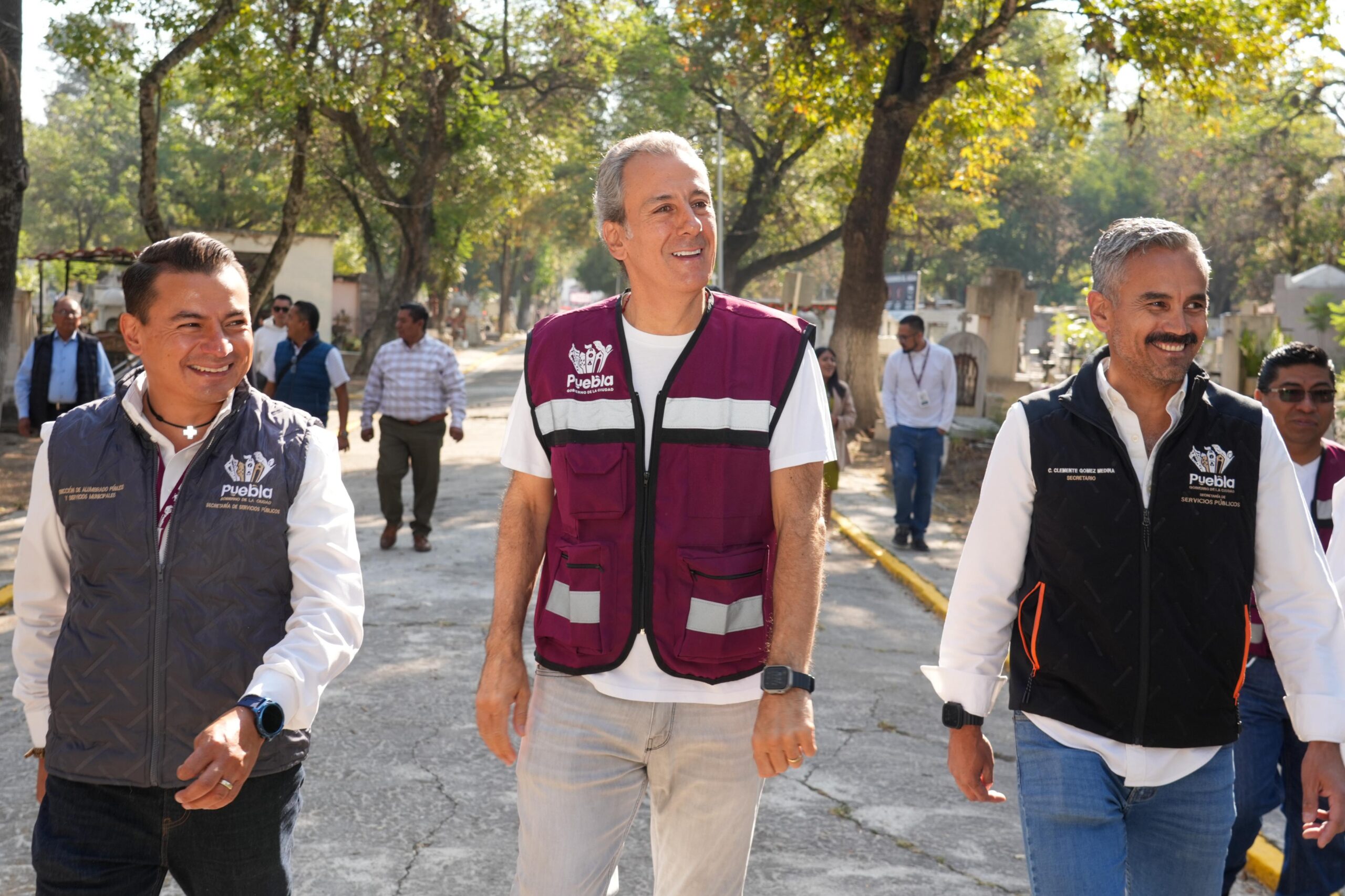 Chedraui supervisó el arranque del operativo en el Panteón Municipal, se implementará 09 y 10 de mayo para garantizar seguridad de visitantes