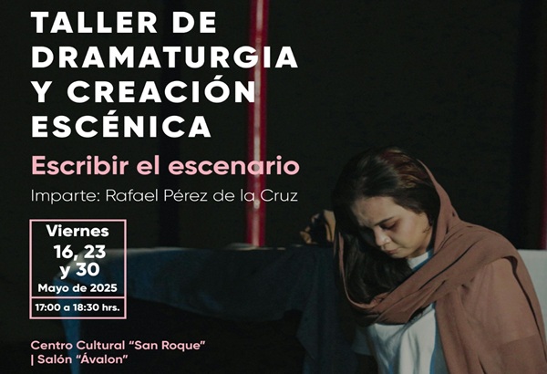 Invitan a los talleres literarios en el Centro Cultural San Roque, en Puebla