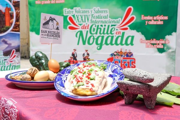 Invitan al Festival Internacional del Chile en Nogada 2025, en San Nicolás de los Ranchos