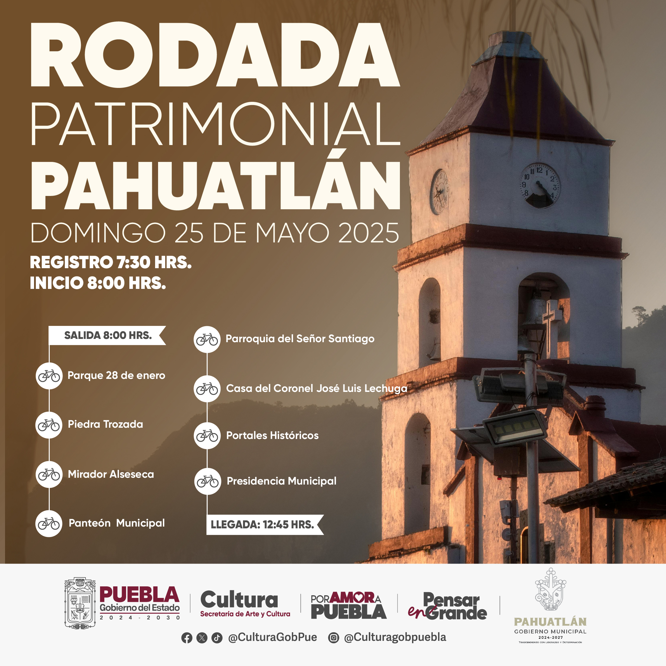 Tras la Rodada compartirán platillos típicos de Pahuatlán como carne de puerco en salsa de cola de tlacuache, cuatomate y tomate de sol