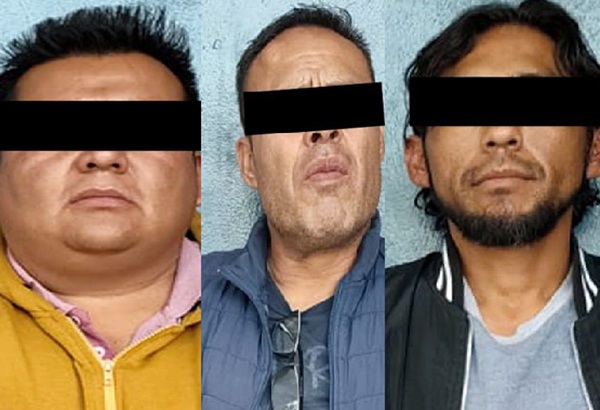 Policía Estatal captura a banda dedicada al robo de transporte de carga sobre la autopista México-Puebla