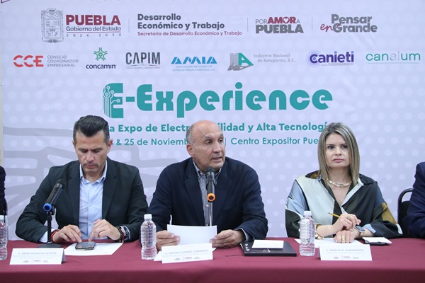 Puebla sede de E-Experience 2025, Expo de Electromovilidad y Alta Tecnología en México