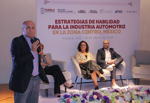Puebla y BID definen 107 paquetes para capacitación de recursos humanos para el sector automotriz