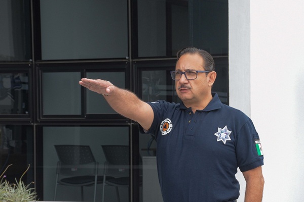 Rindió protesta como director de Protección Civil Municipal de la SSC, César Orlando Flores Sánchez