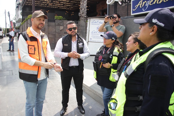 Supervisa Movilidad e Infraestructura implementación del Programa Estaciónate Aquí en el corredor Juárez – Santiago