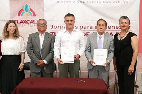 Tlaxcala fortalece el derecho a la salud con la firma de convenio entre el Ayuntamiento y el ITAES