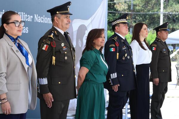 El comandante de la 23 Zona Militar tuvo a su cargo el discurso, aseguró que cumplir con el servicio militar nacional es honrar a México