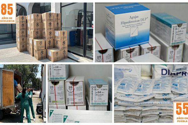 UDLAP | Donan 73,000 jeringas a instituciones públicas de salud en favor de la salud de los poblanos