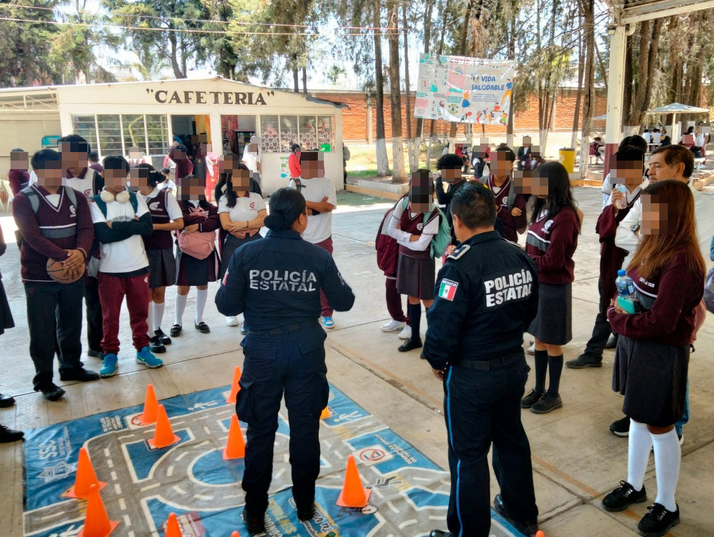 Como parte de la estrategia integral, la SSC ha impartido sesiones informativas en escuelas de Cuapiaxtla, San Pablo del Monte y Tlaxcala