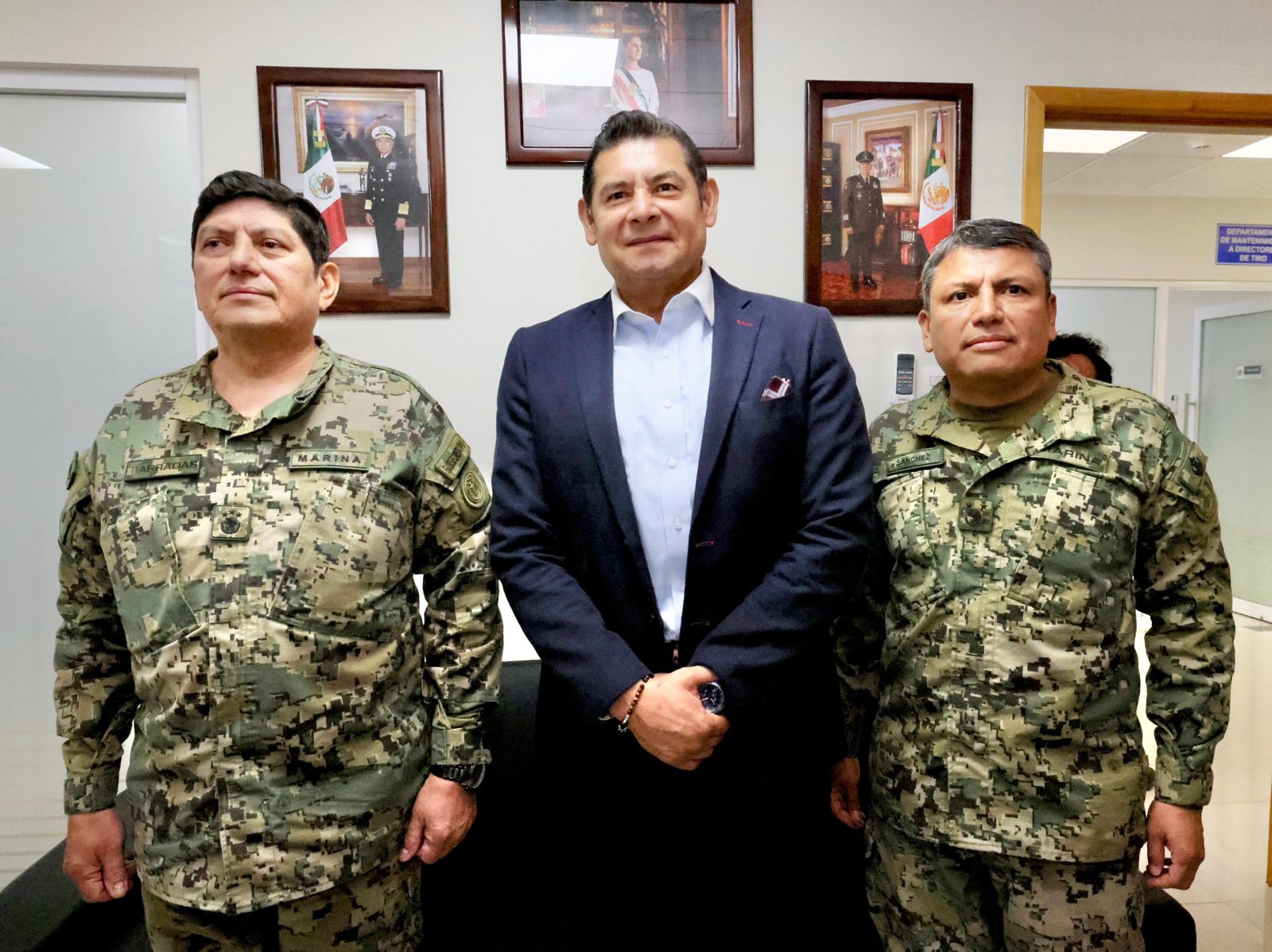"Tenemos la certeza de que con el vicealmirante Francisco Sánchez, contamos con el más alto nivel de seguridad”, declaró Armenta