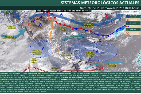 CLIMA | Puebla y Tlaxcala presentarán lluvias puntuales fuertes con temperaturas de hasta 27 º C