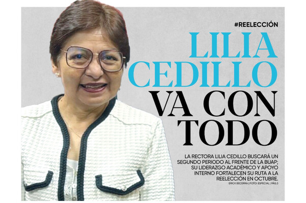 En agosto la doctora Lilia Cedillo Ramírez se inscribirá para participar como candidata a la rectoría de la BUAP para un segundo periodo